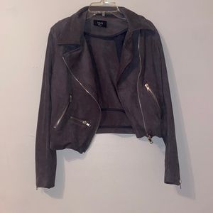 Velvety, grey jacket